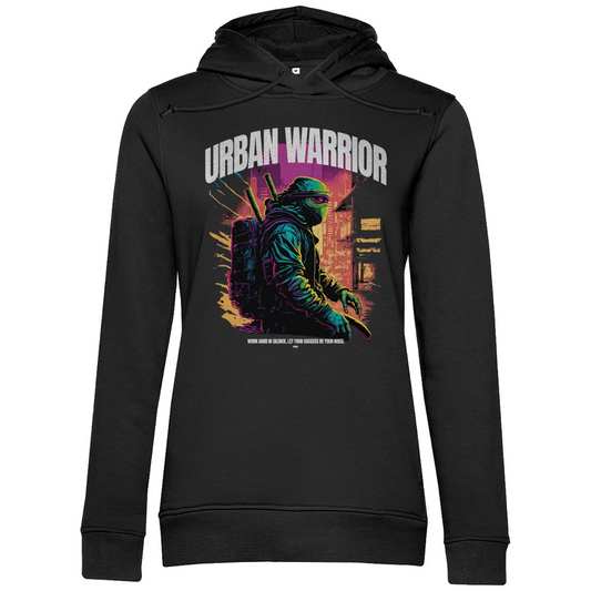 "Urban Warrior" Damen Premium Bio Hoodie