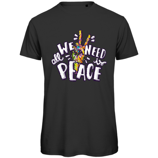 "Peace" Herren Premium Bio T-Shirt